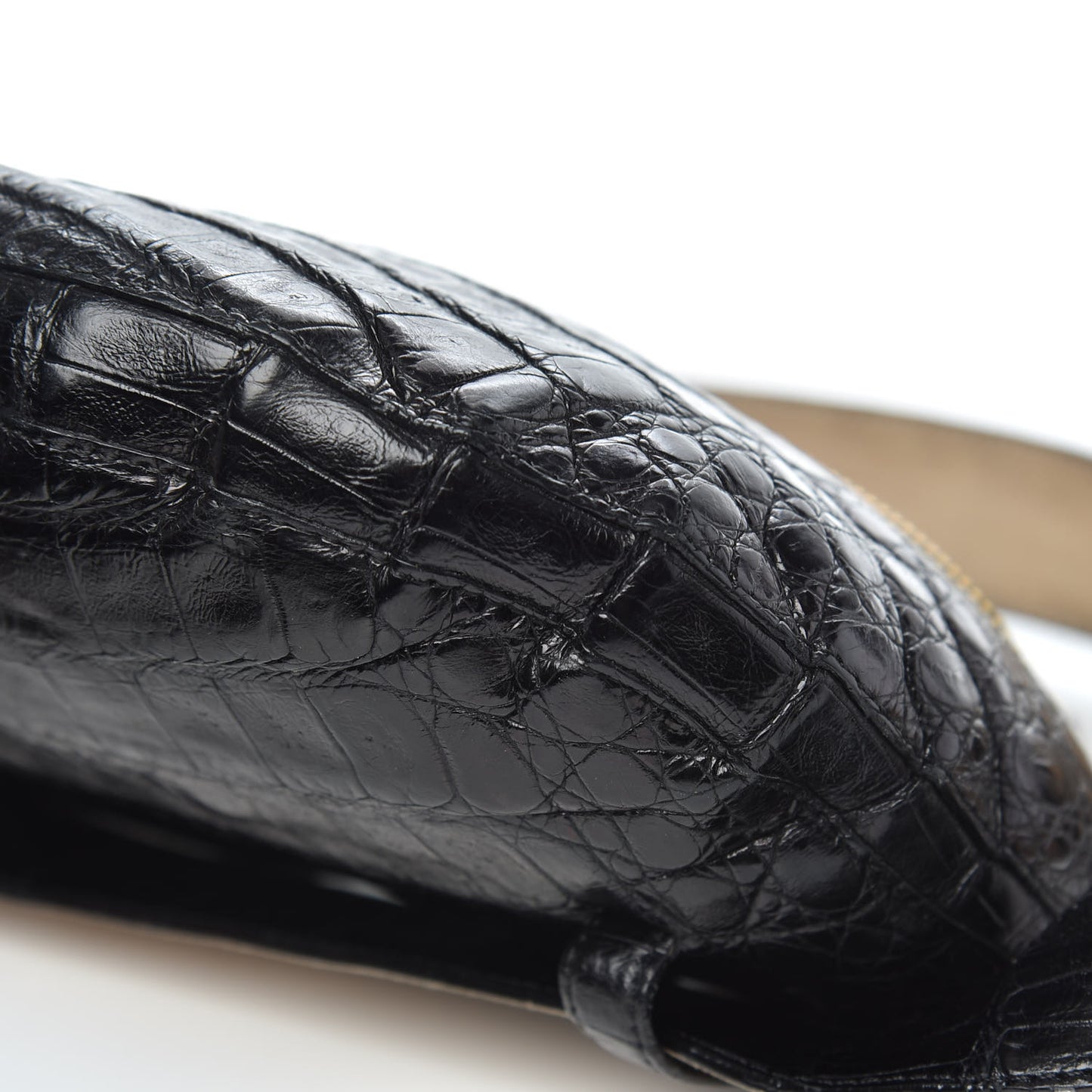 Crocodile Lola Belt Bag Black