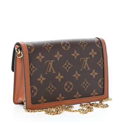 Louis Vuitton Reverse Monogram Dauphine Chain Wallet 3 of 8