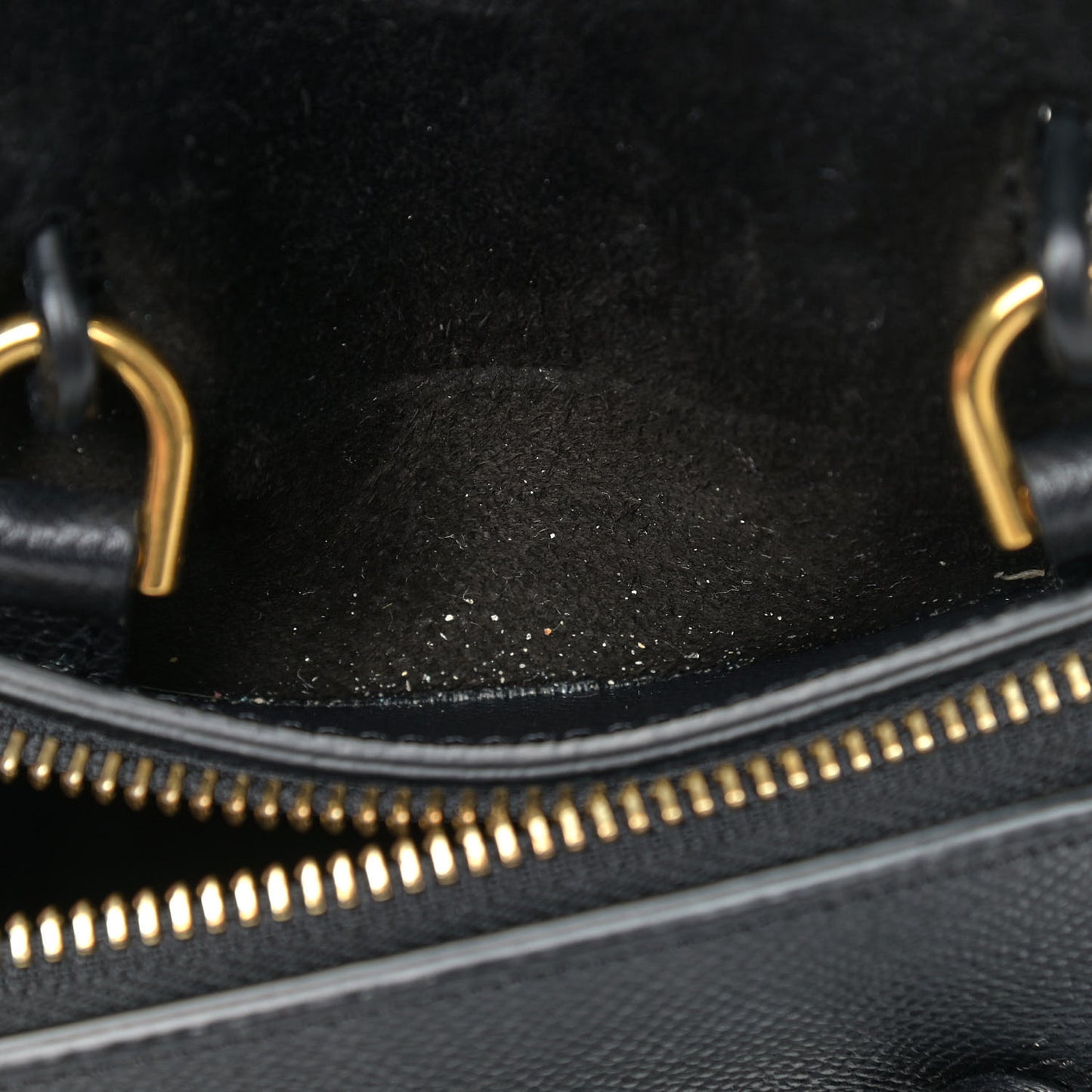 Grained Calfskin Pico Belt Bag Black