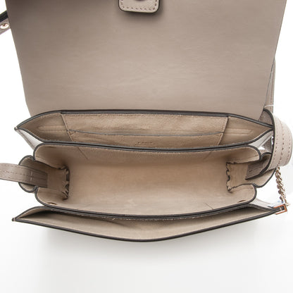 Chloe Suede Calfskin Small Faye Shoulder Bag Motty Grey 5 of 8