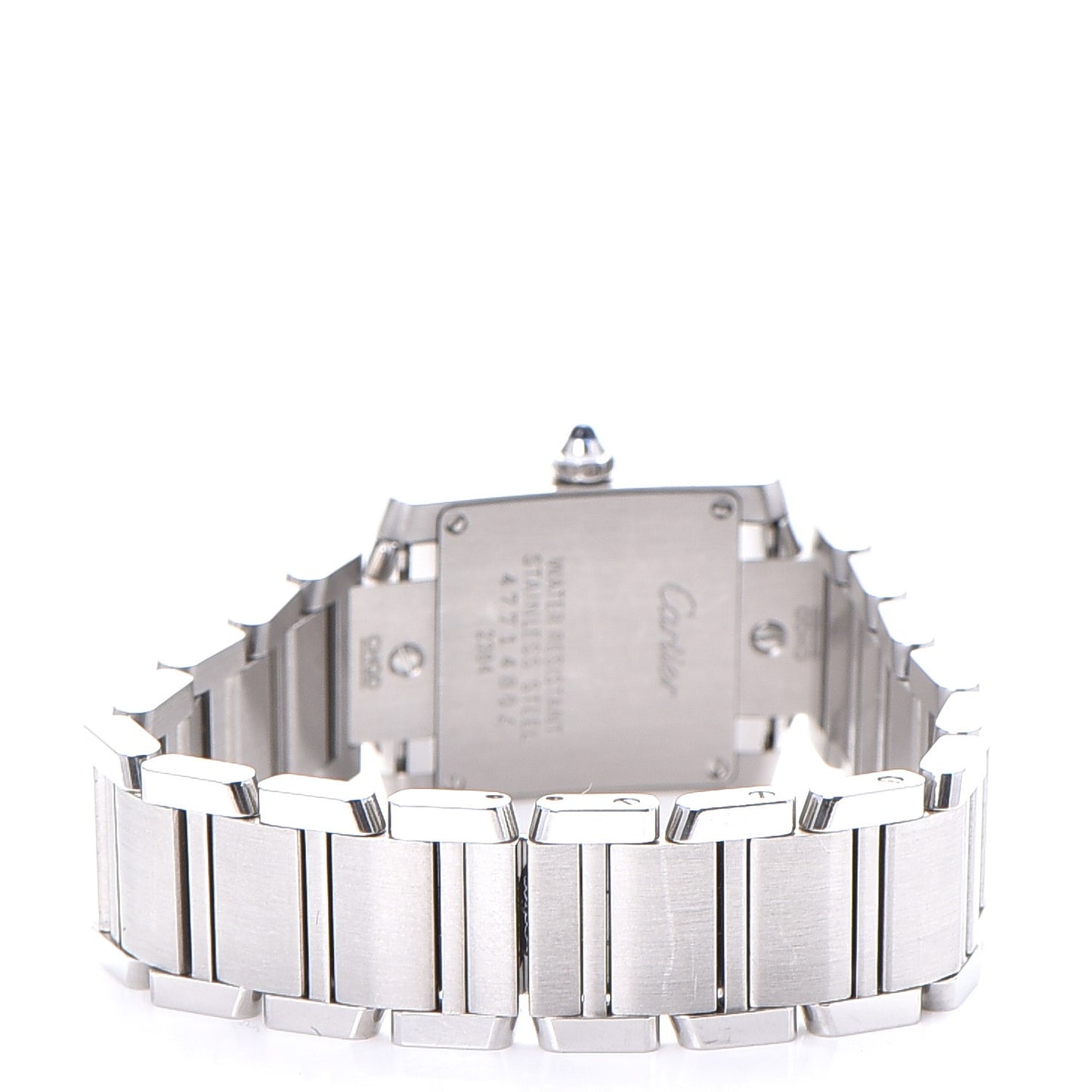Stainless Steel 20mm Tank Francaise Quartz Watch