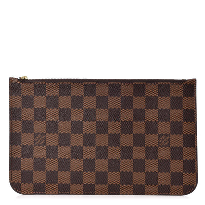 Louis Vuitton Damier Ebene Neverfull MM GM Pochette 1 of 8