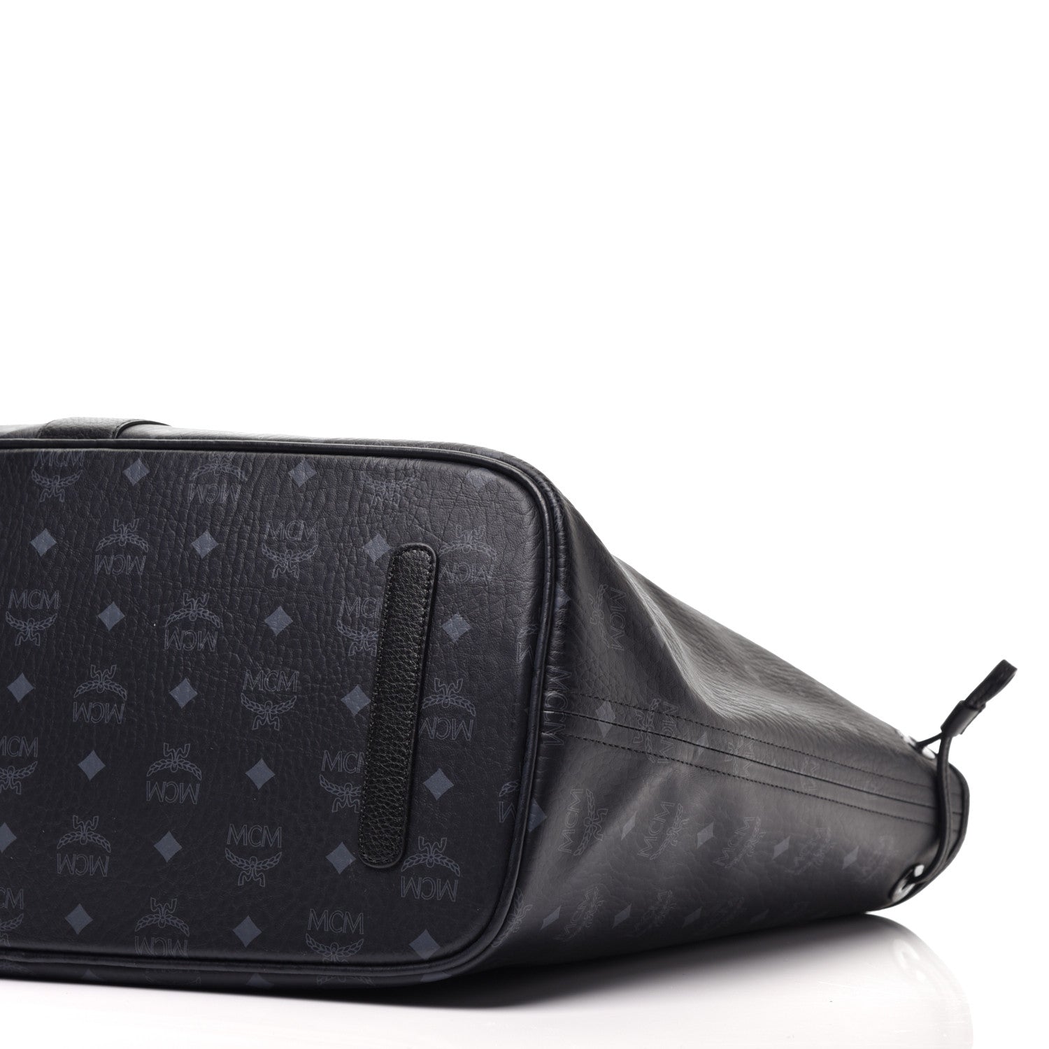 MCM Visetos Large Liz Reversible Shopper Tote Black 15 of 16