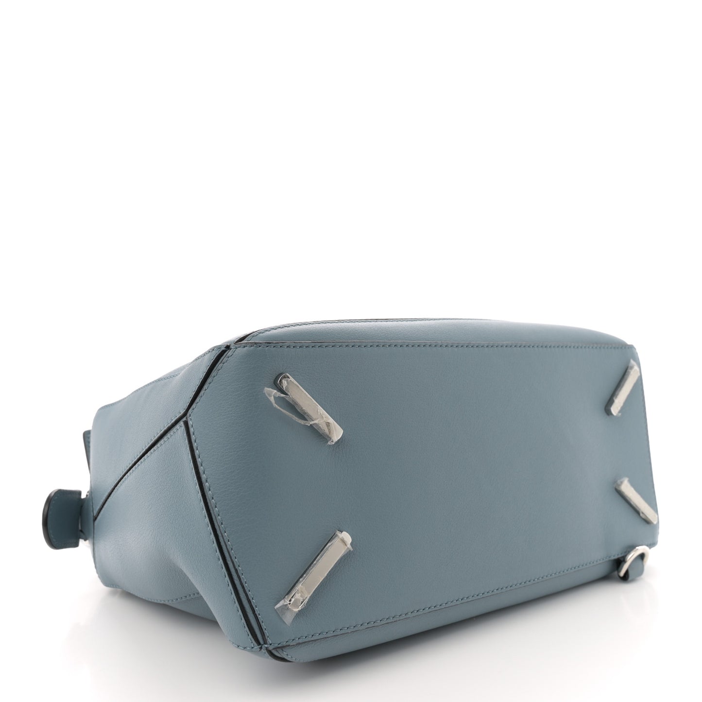 Calfskin Medium Puzzle Bag Stone Blue