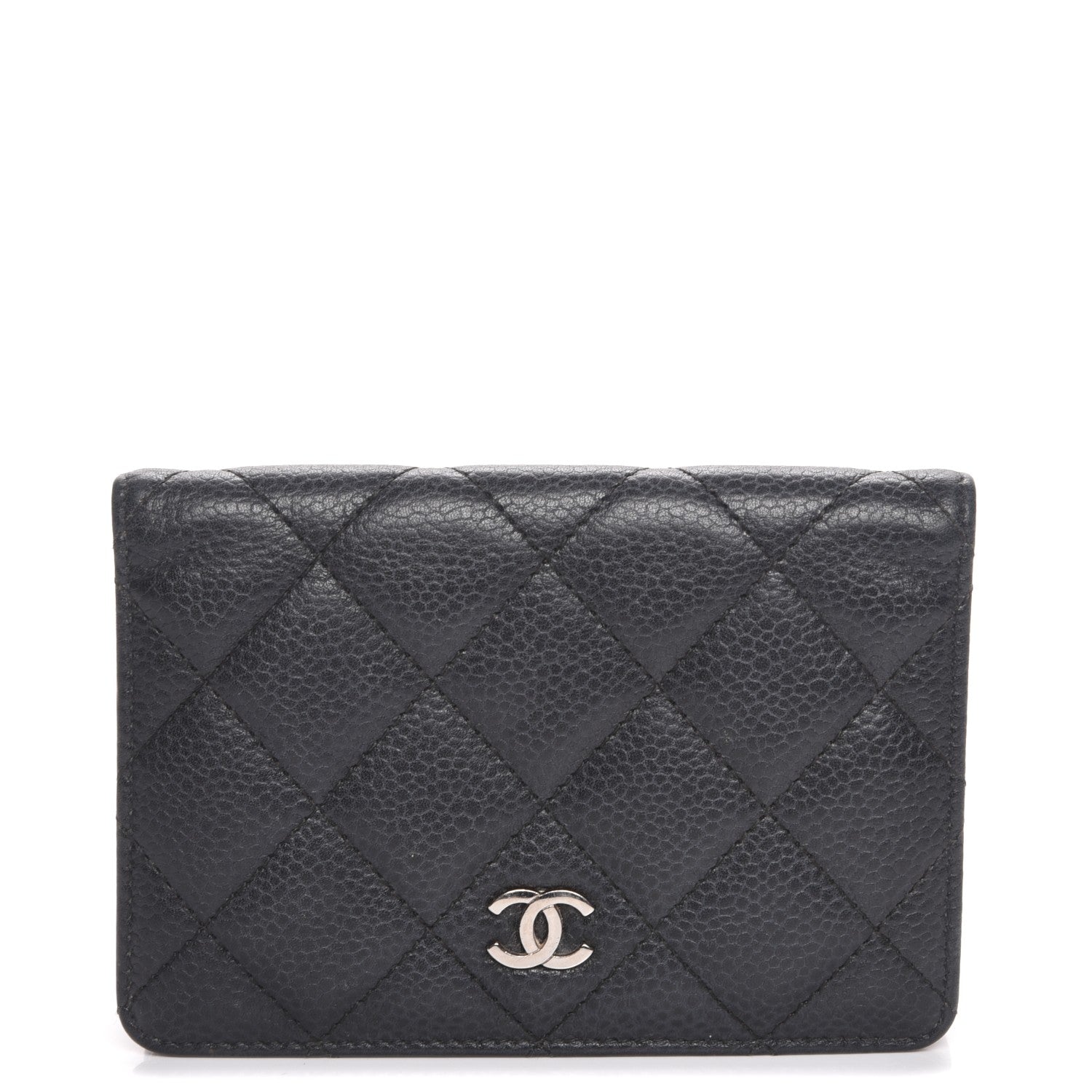 Chanel Caviar Quilted Card Holder Wallet Black 1 of 9