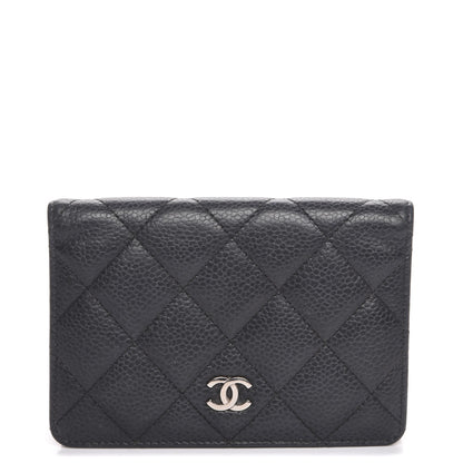 Chanel Caviar Quilted Card Holder Wallet Black 1 of 9