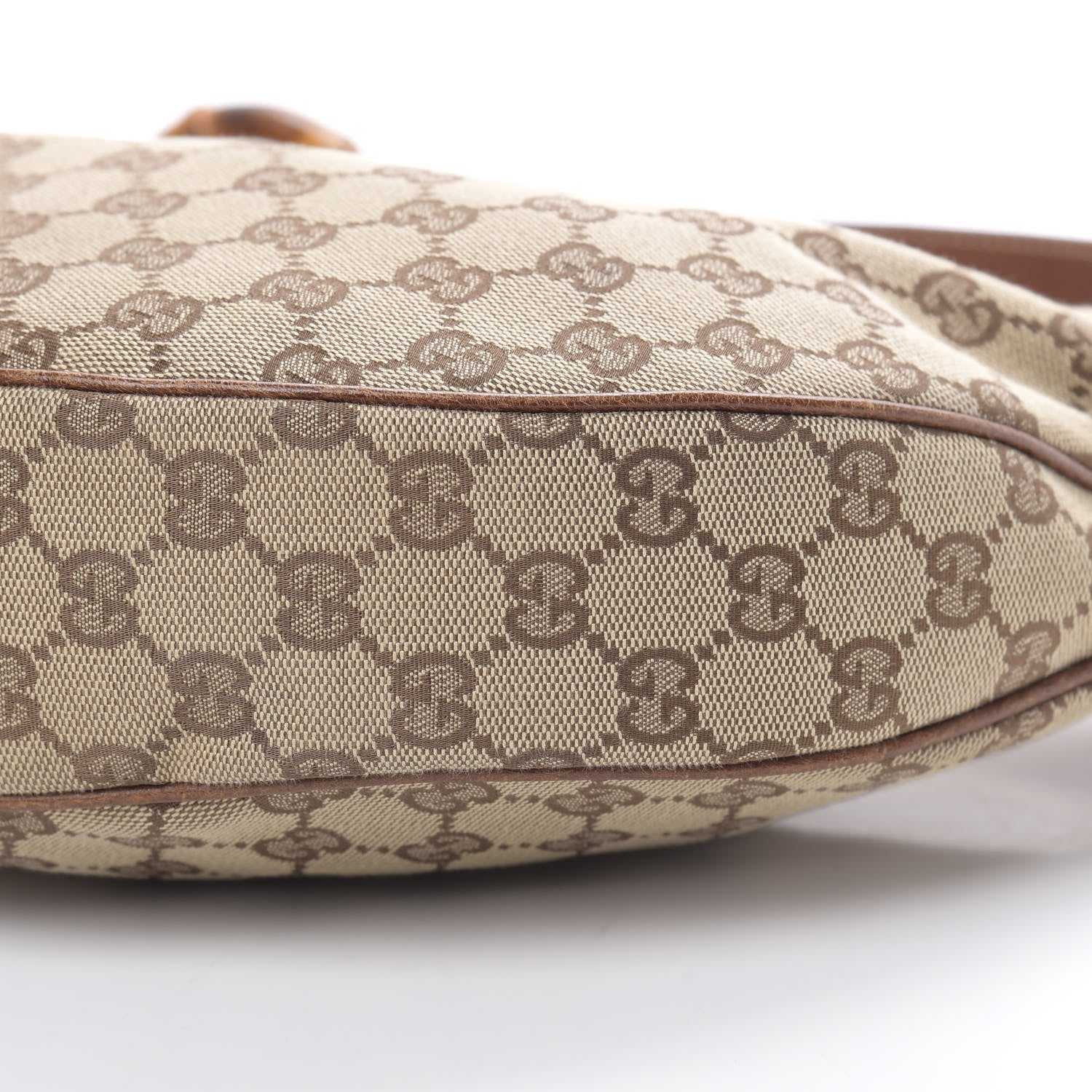 Gucci Monogram Bamboo Ring Hobo Brown 10 of 11