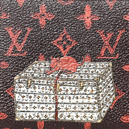 Louis Vuitton Catogram Zippy Coin Purse Marron 7 of 7