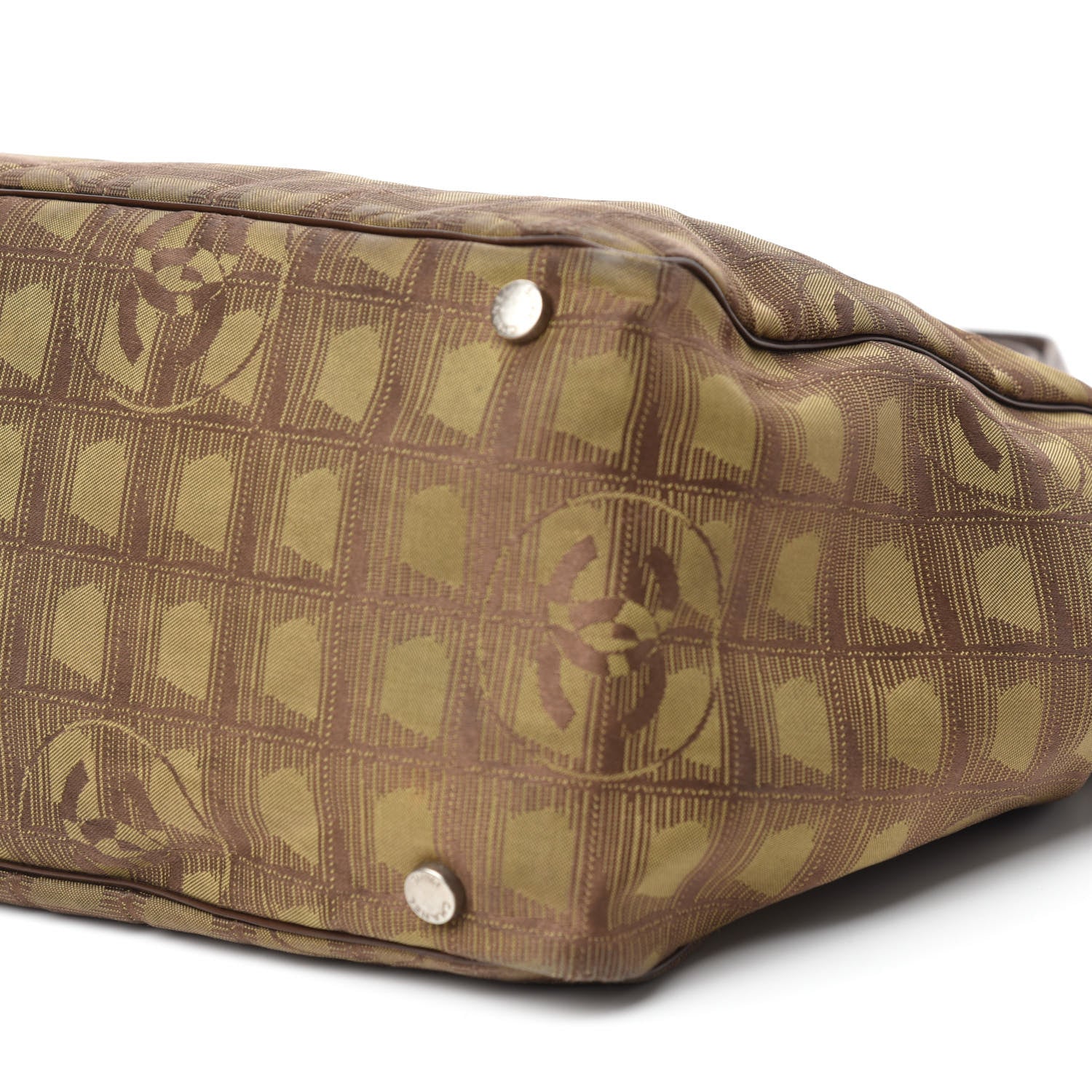 Chanel Nylon Medium Travel Tote Khaki 7 of 16