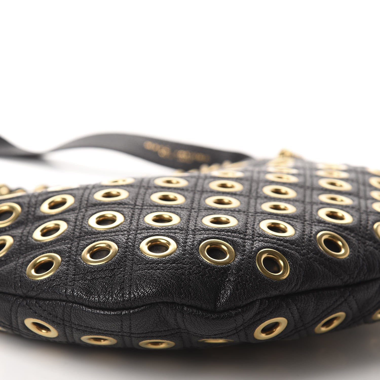 Marc Jacobs Goatskin Quilted Grommet Small Nomad Hobo Black 6 of 10