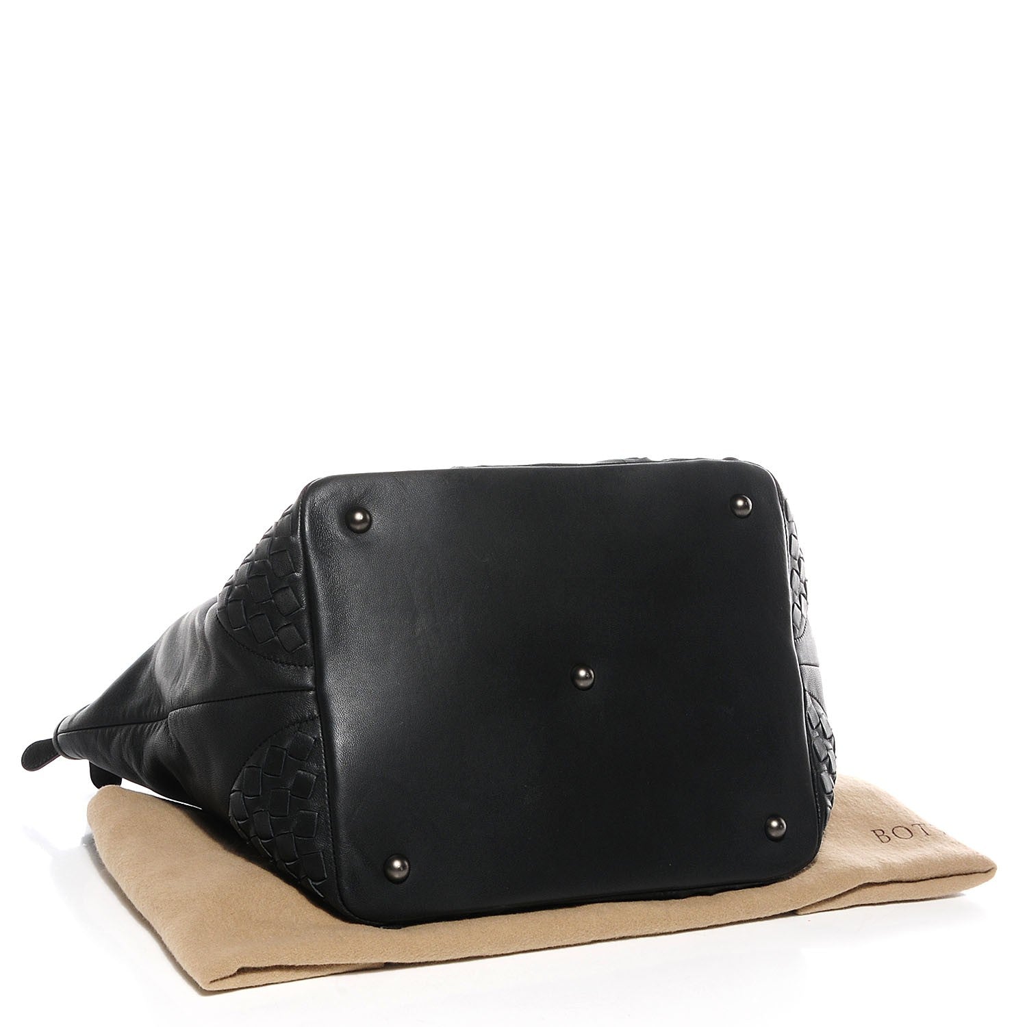 Bottega Veneta Nappa Intrecciato Woven Tote Nero Black 4 of 8