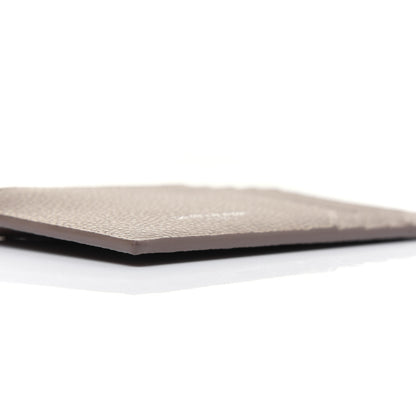 Saint Laurent Grained Calfskin 5 Fragments Zip Pouch Card Holder Taupe 6 of 11