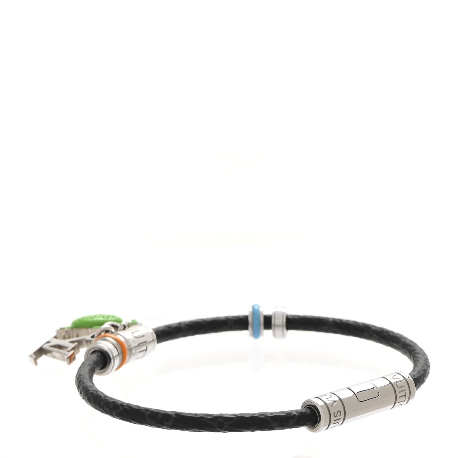 Louis Vuitton Monogram Eclipse Keep It Turtle Bracelet 19 3 of 5