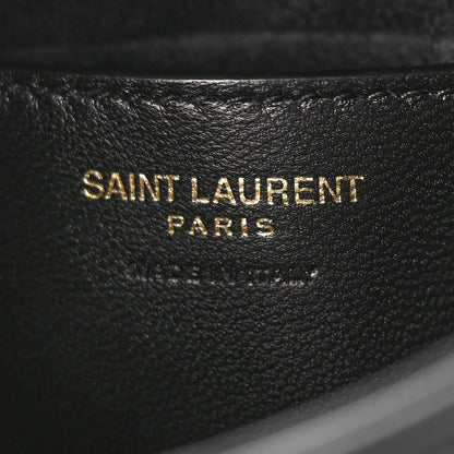 Saint Laurent Smooth Calfskin Mini Le 5 A 7 Vertical Hobo Black 6 of 10