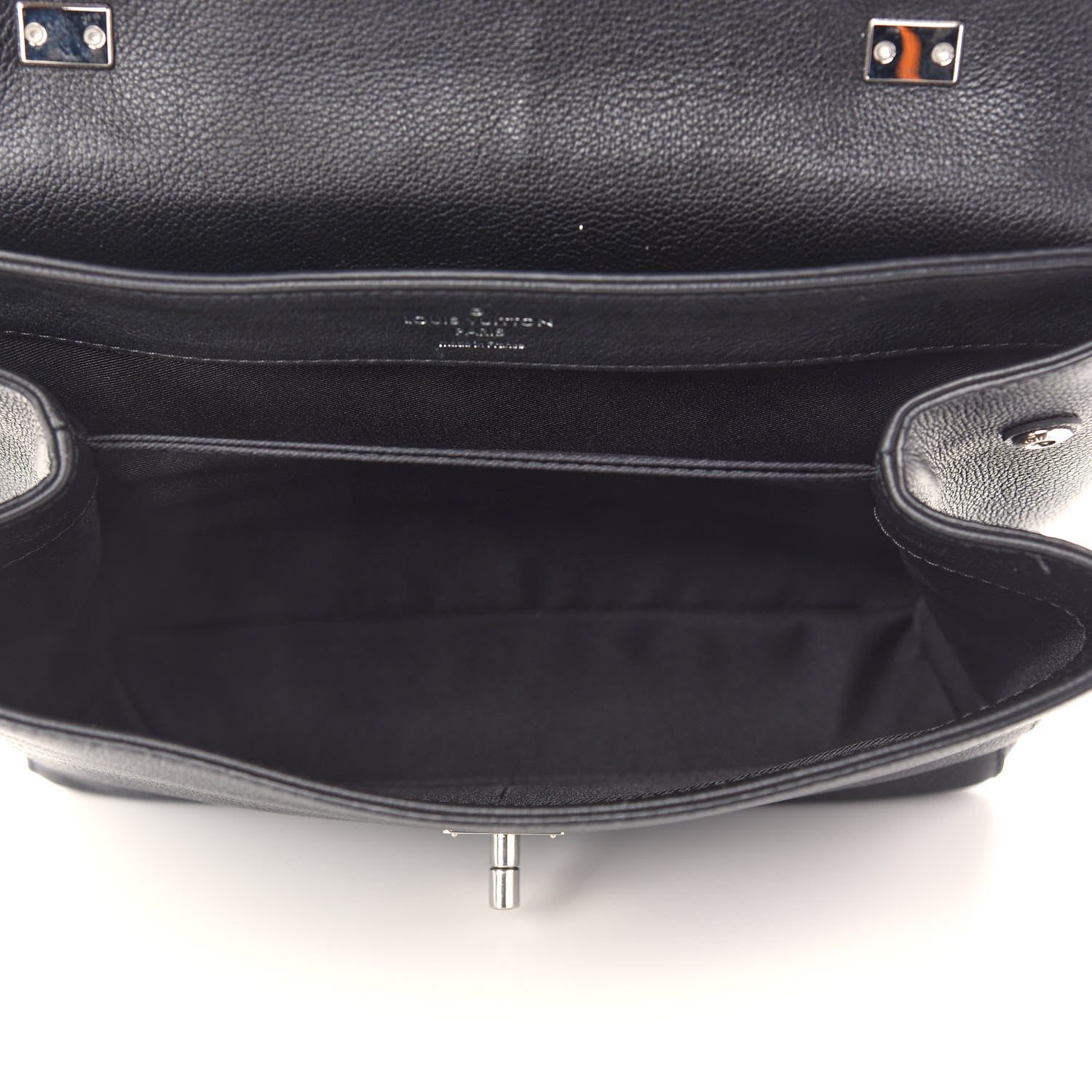 Louis Vuitton Soft Calfskin Lockme II Top Handle Black 5 of 8