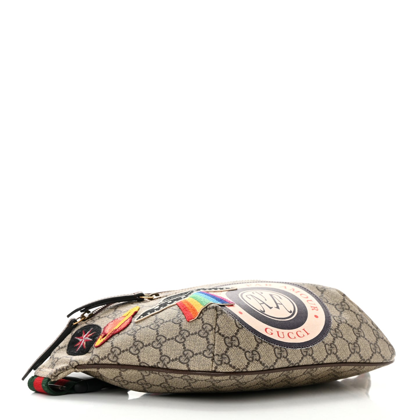 GG Supreme Monogram Courrier Belt Bag Beige New Acero