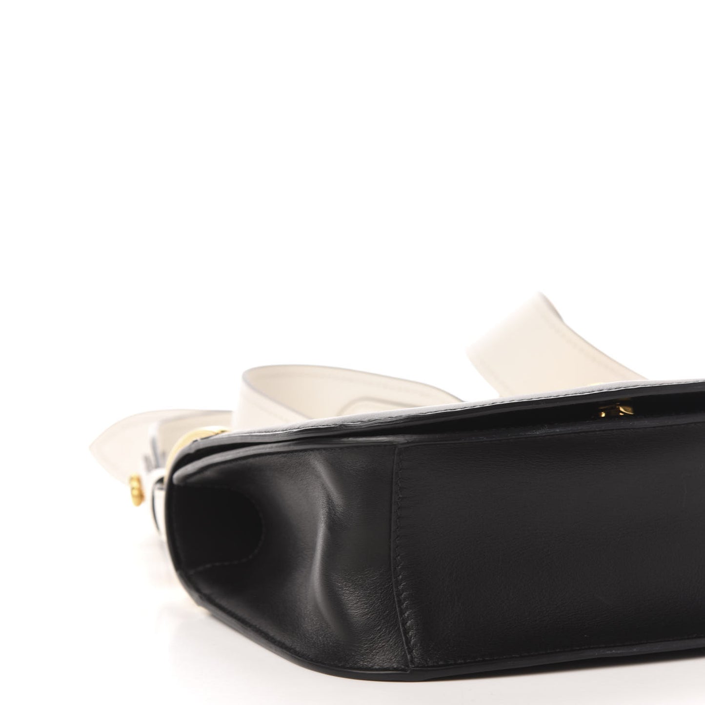 City Calf Pionniere Saddle Bag Black White