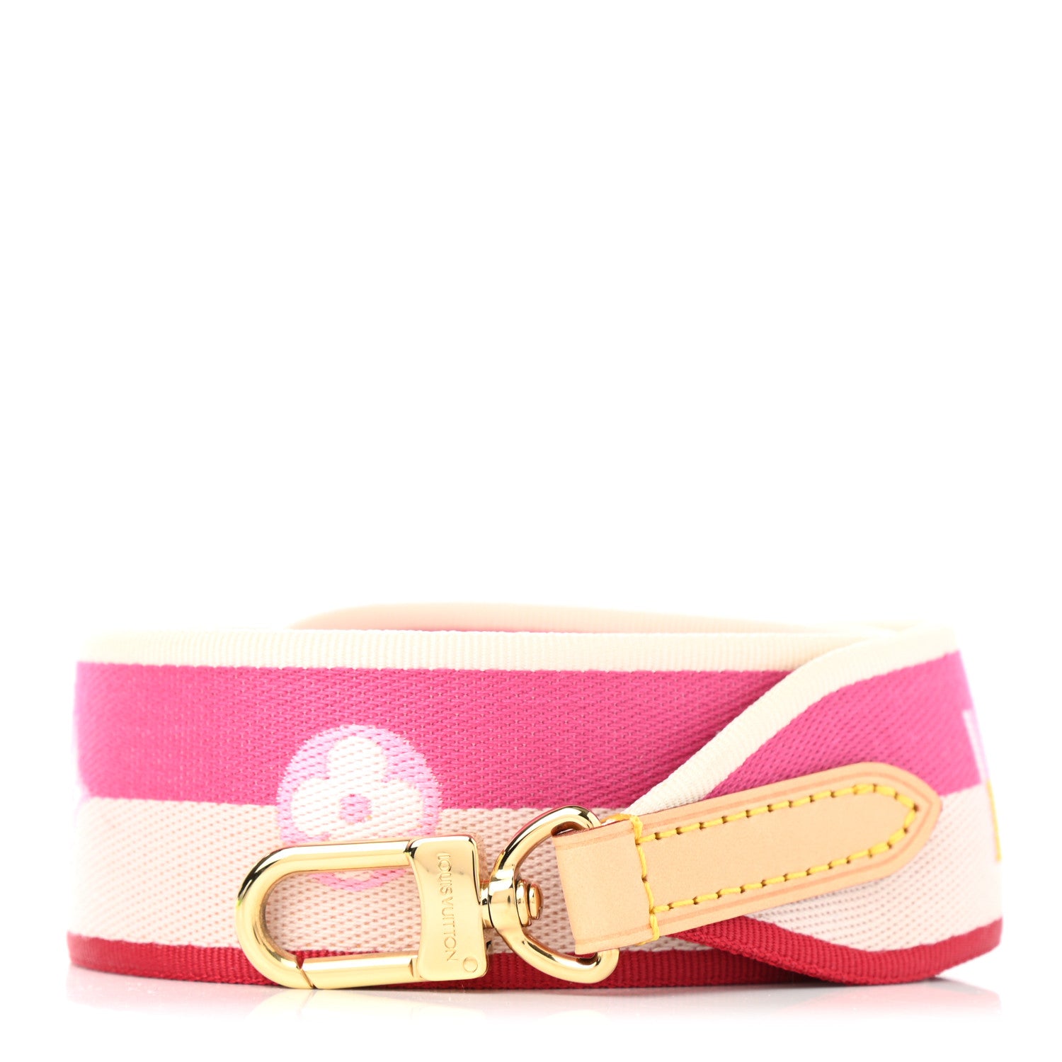 Louis Vuitton Jacquard Speedy Bandouliere 20 Shoulder Strap Fuchsia 1 of 3
