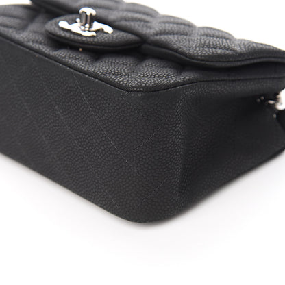 Chanel Iridescent Caviar Quilted Mini Square Flap Black 9 of 11