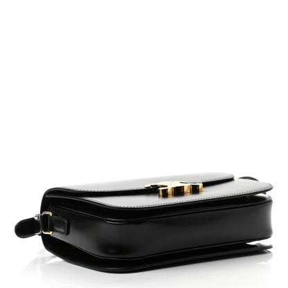 Celine Shiny Calfskin Medium Triomphe Black 4 of 11