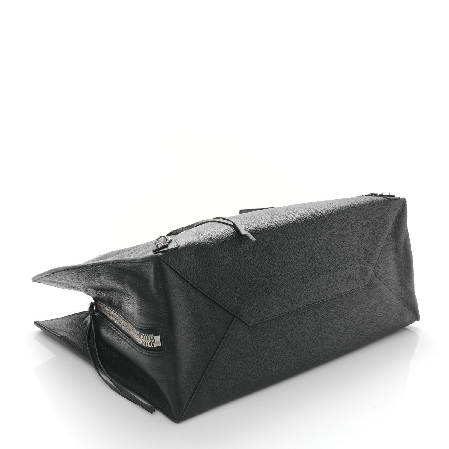 Balenciaga Supple Calfskin Papier A4 Zip Around Tote Black 4 of 9