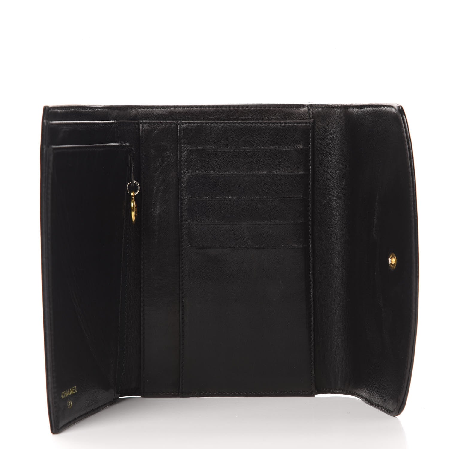 Chanel Patent Timeless CC Wallet Black 5 of 8