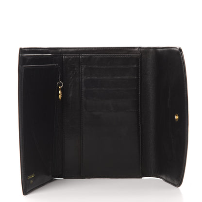 Chanel Patent Timeless CC Wallet Black 5 of 8