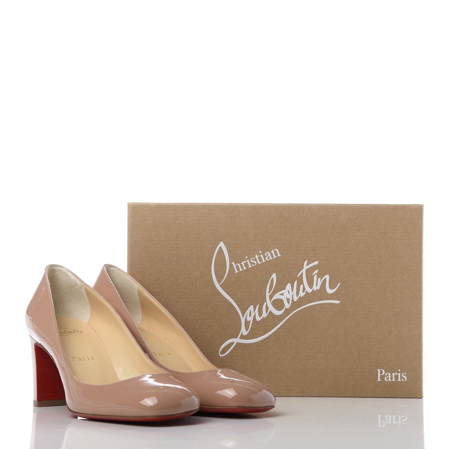 Patent Cadrilla 70 Pumps 37 Nude