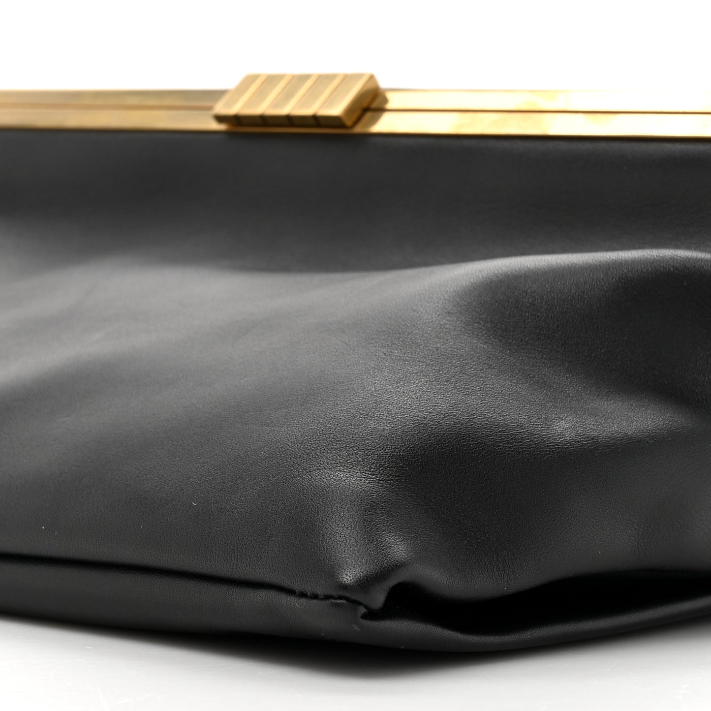 Smooth Calfskin Medium Fanny Black