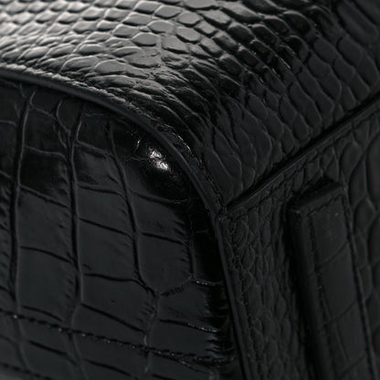 Givenchy Calfskin Crocodile Embossed Mini Antigona Black 9 of 12