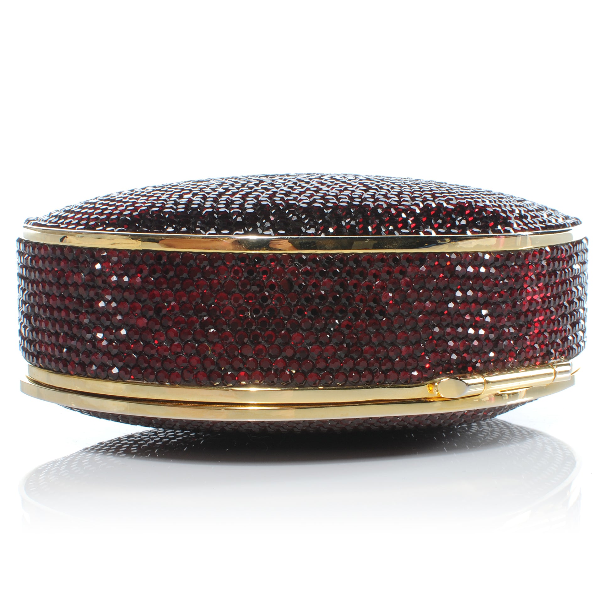 Judith Leiber Crystal Heart Minaudiere Clutch 4 of 8