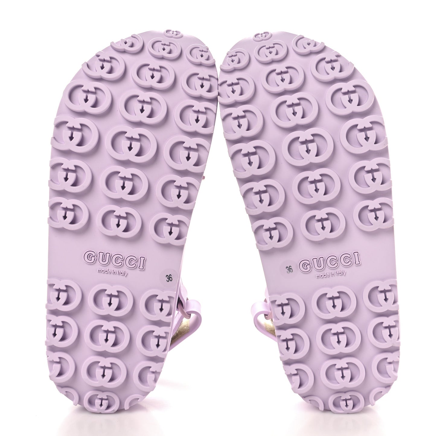 Soft Rubber Horsebit Touch Womens Strapped Sandals 36 Talc Pink