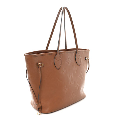 Louis Vuitton Empreinte Monogram Giant Neverfull MM Cognac 4 of 11