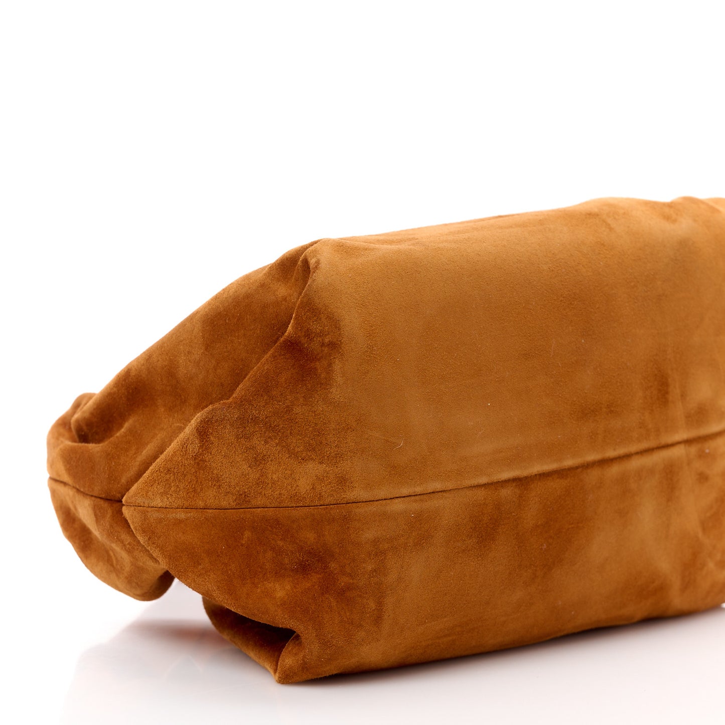 Suede Calfskin Beatrice Small Hobo Caramel