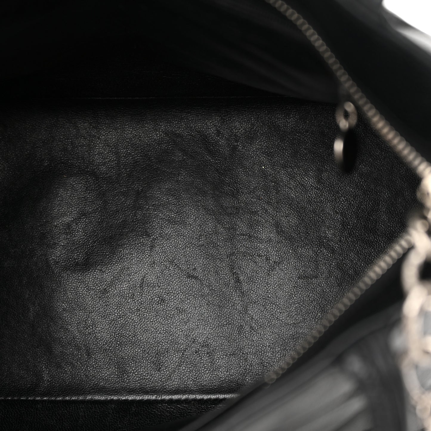 Caviar Quilted Medallion Tote Black