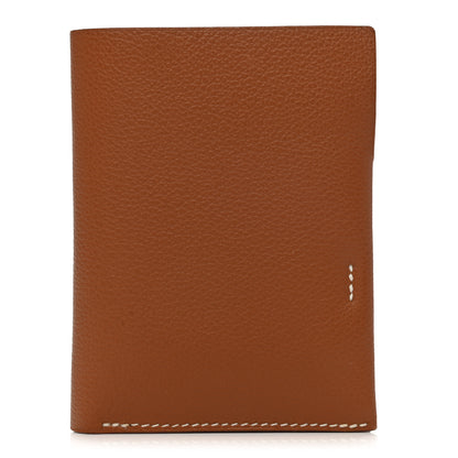 Hermes Evercolor Lizard Citadelle Touch Wallet Gold Ombre 3 of 9