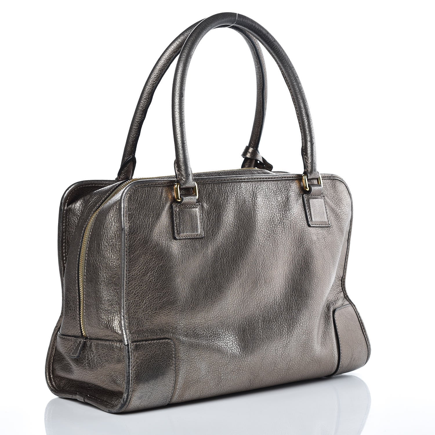 Loewe Metallic Calfskin Amazona Bronze 3 of 14