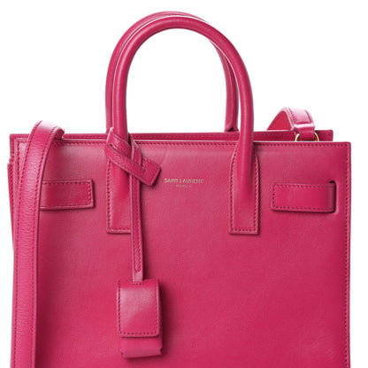 Saint Laurent Calfskin Nano Sac De Jour Bubblegum 10 of 10