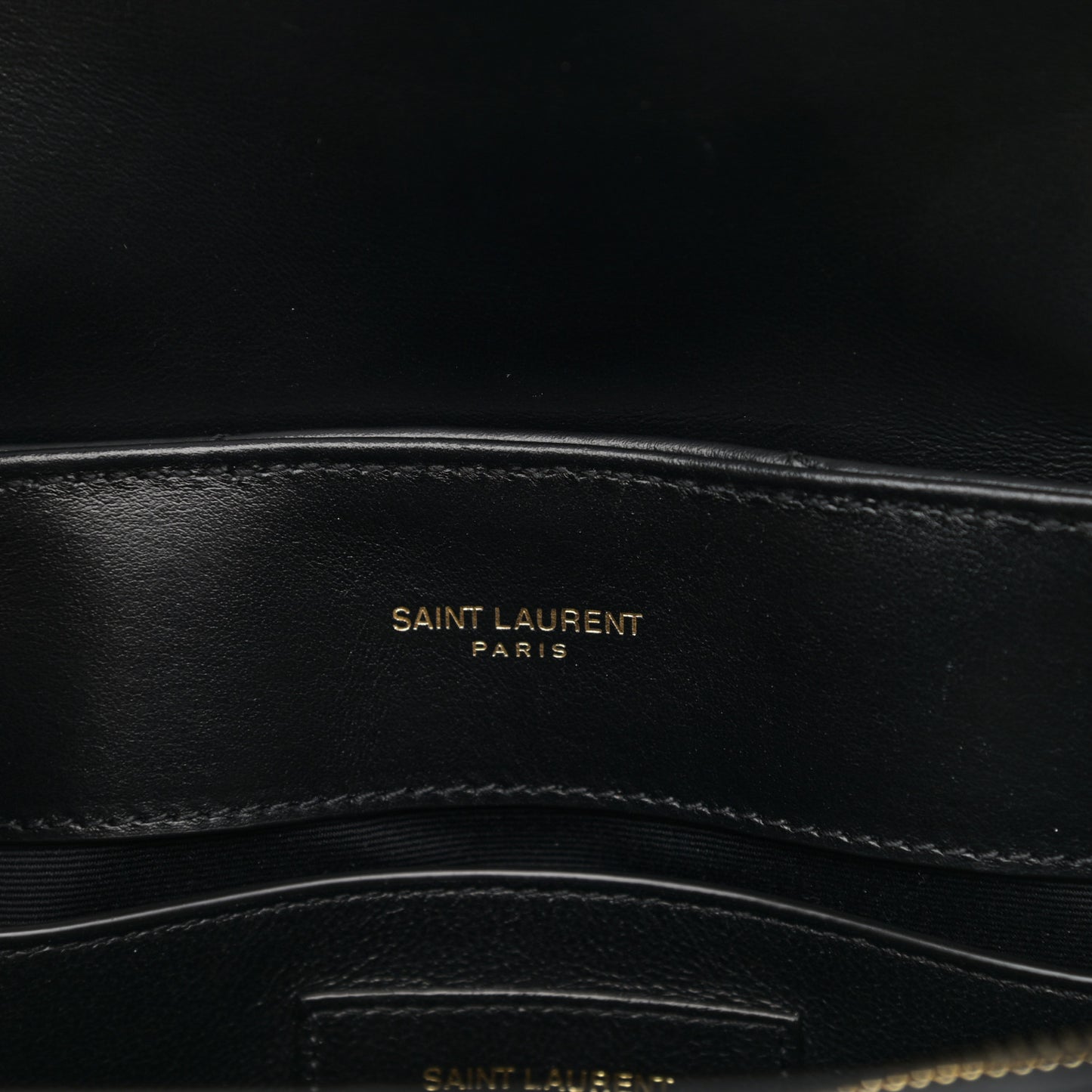 Calfskin Y Quilted Monogram Small Loulou Chain Satchel Black