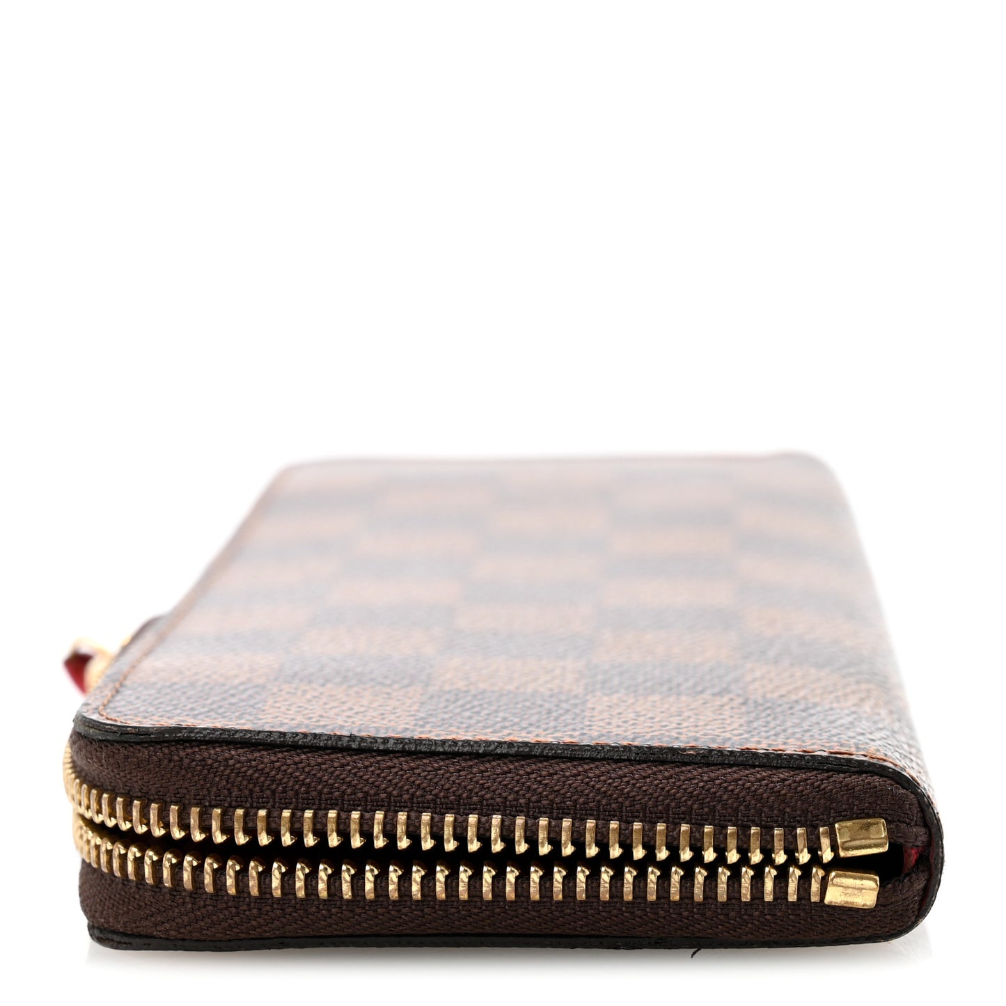 Damier Ebene Clemence Wallet Cherry
