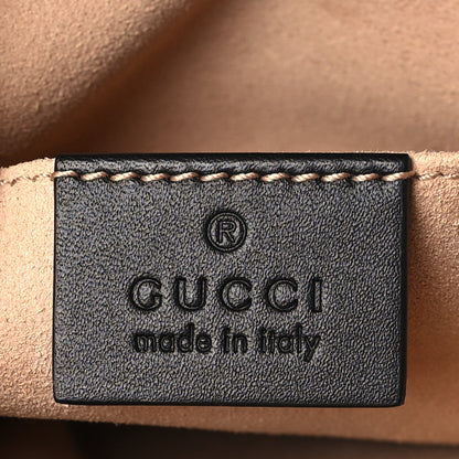 Gucci Suede Patent Web Mini Ophidia Shoulder Bag Black 6 of 9