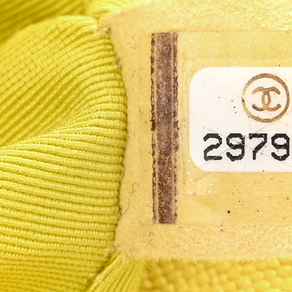 Chanel Caviar Chevron Quilted Medium Boy Flap Yellow 7 of 12