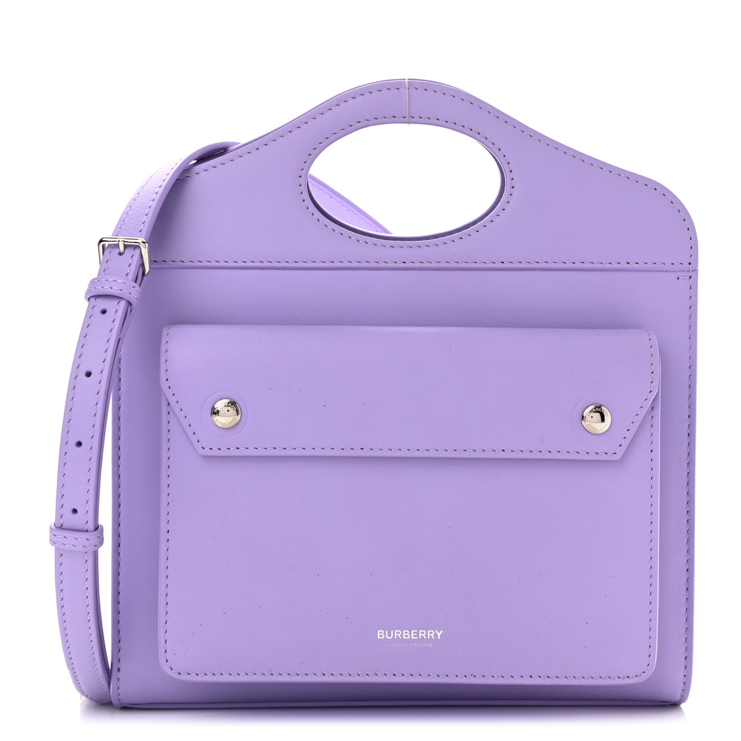 Smooth Calfskin Mini Pocket Bag Soft Violet