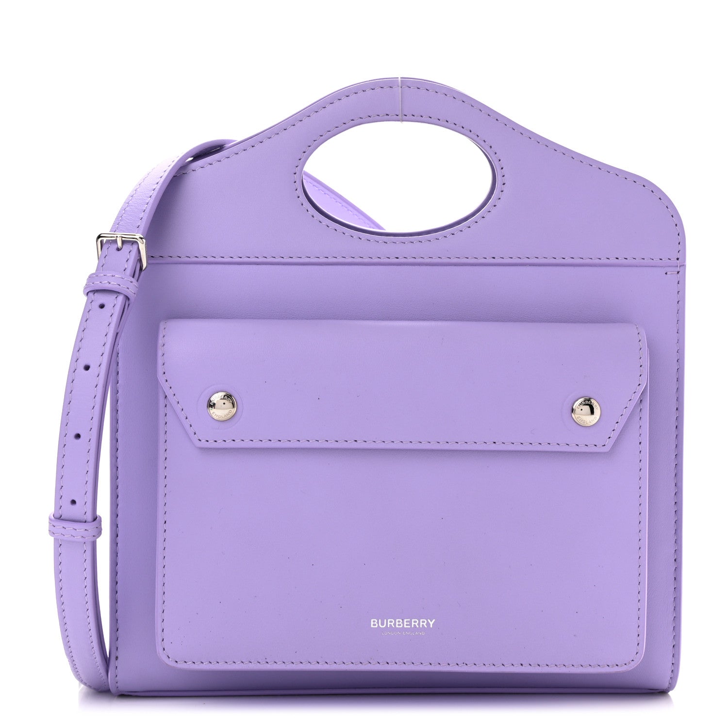 Burberry Smooth Calfskin Mini Pocket Bag Soft Violet 1 of 6