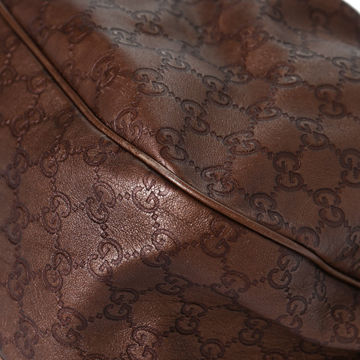 Gucci Guccissima Medium Sukey Hobo Bronze 13 of 14