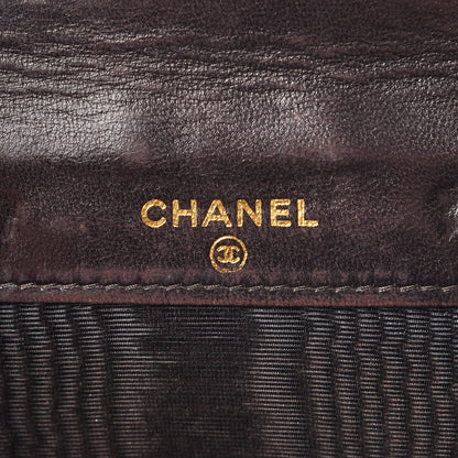 Chanel Caviar Timeless CC Compact French Wallet Brown 7 of 15