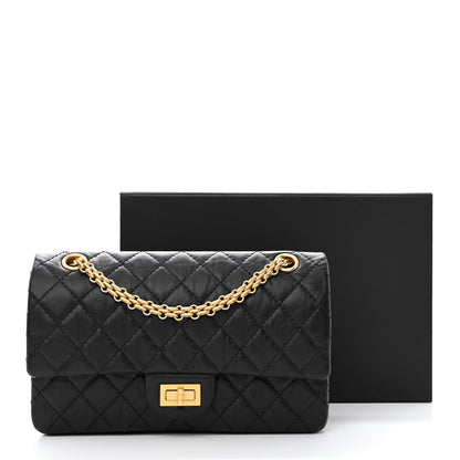 Chanel Aged Calfskin Quilted 2.55 Reissue 225 Flap Black 11 of 11