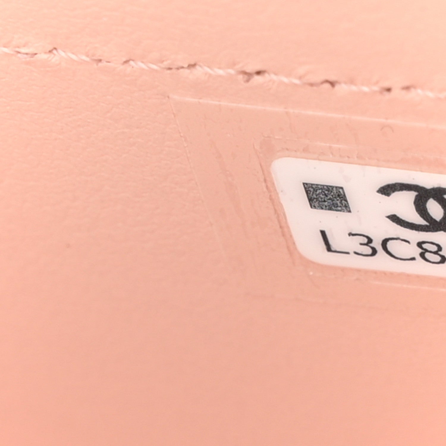 Chanel Shiny Caviar Preppy Coco Long Vanity With Strap Light Pink 7 of 11