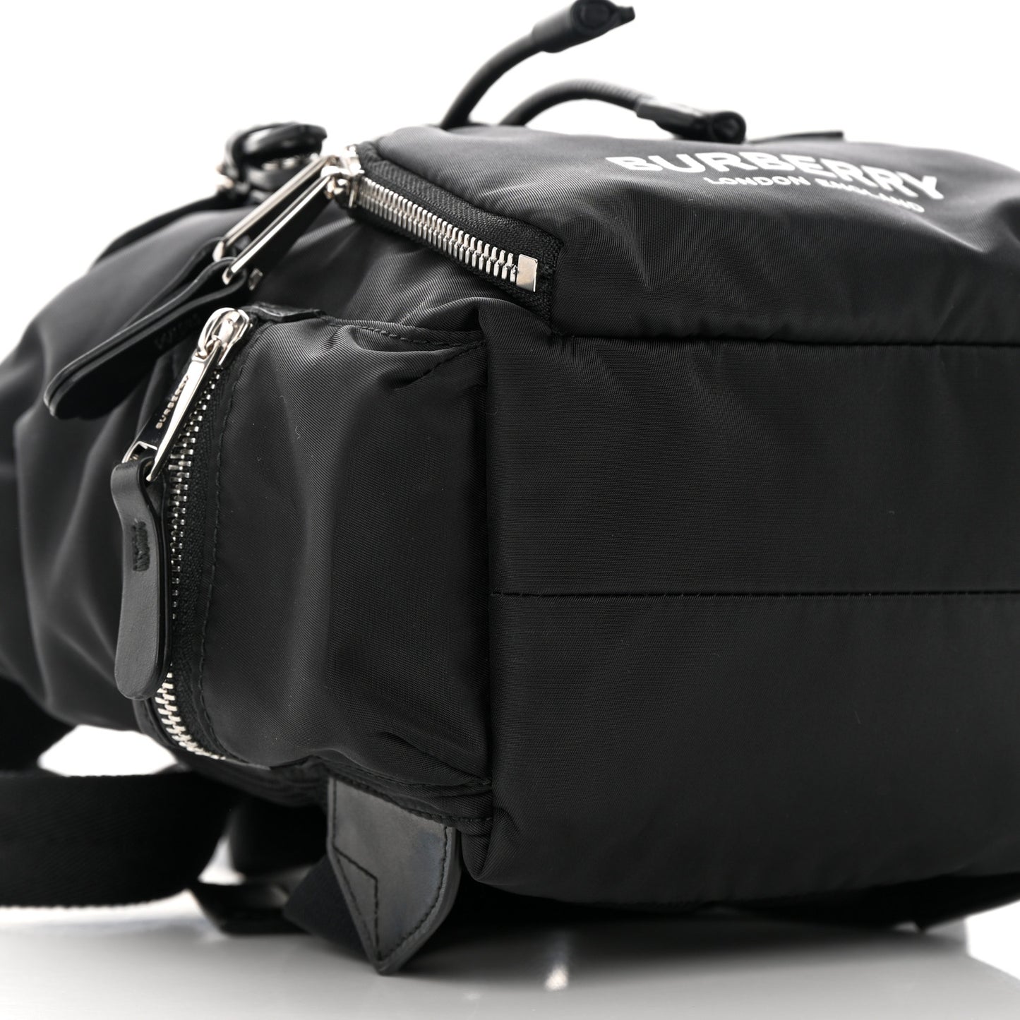 Nylon Logo Print Small Rucksack Backpack