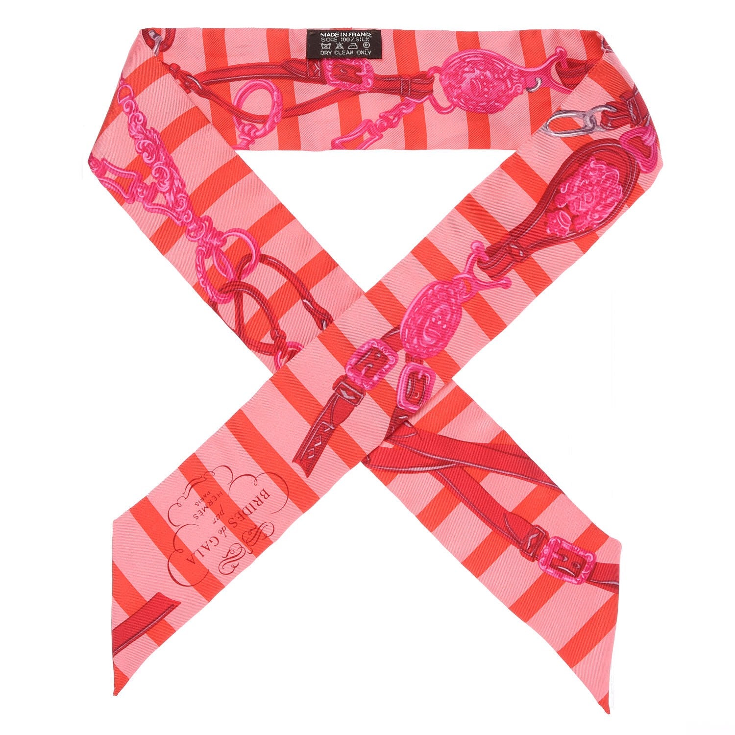 Hermes Silk Brides de Gala Bayaderes Twilly 1 of 5